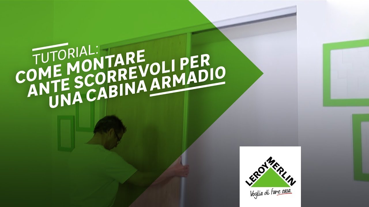 Realizzare un armadio a muro fai da te con le ante scorrevoli