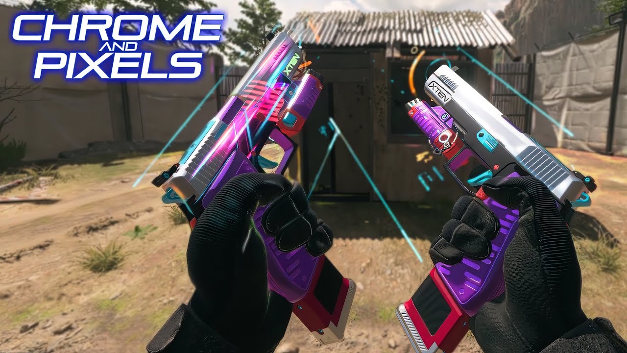 CHROME AND PIXELS WEAPON SHOWCASE - ALL MASTERY CAMO