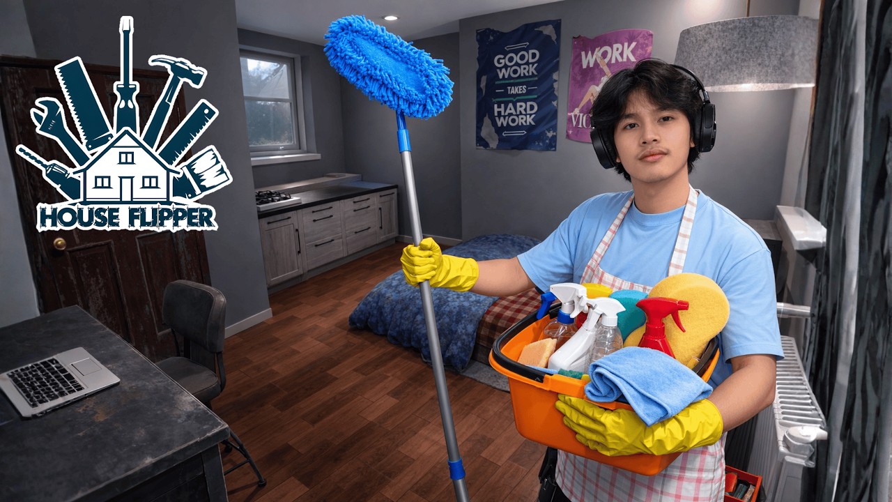 JADI KULI BANGUNAN BUAT SAMPINGAN !! - House Flipper #1