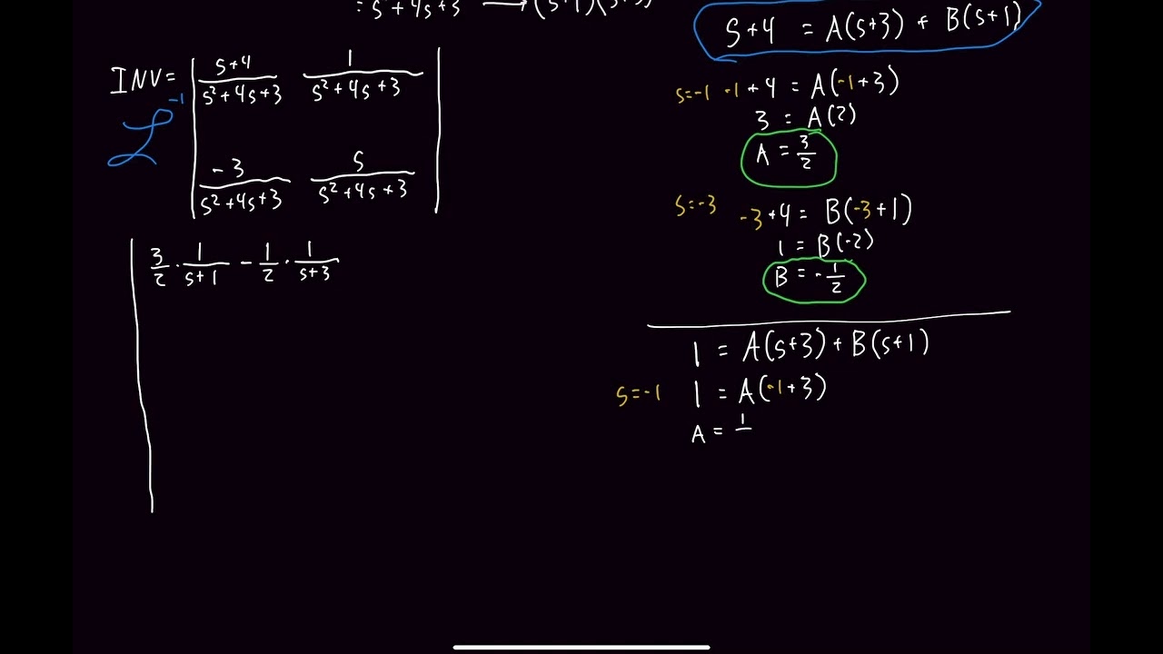 State Transition Matrix Example