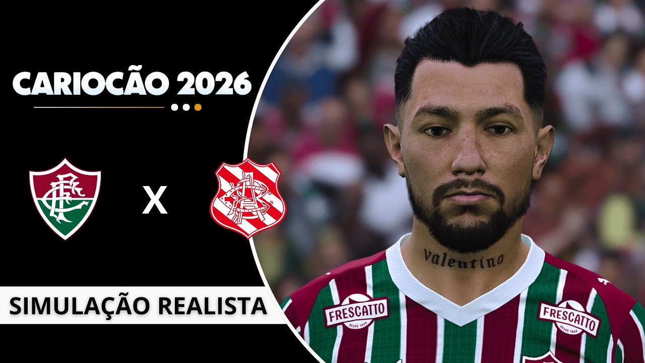 Fluminense vs Bangu | CARIOCÃO 2026 - Quartas de Final | PES 2026 GOGOZPATCH.