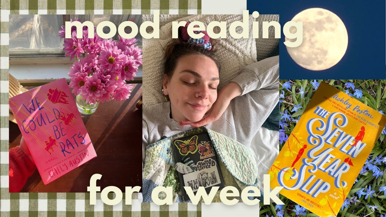 Mood Reading! Full moon, making pickles, romance books🌝🩷📖