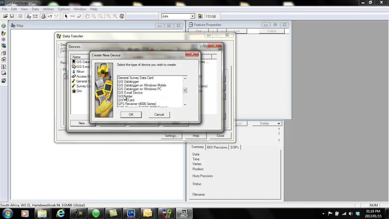 Terrasync raw files to ssf