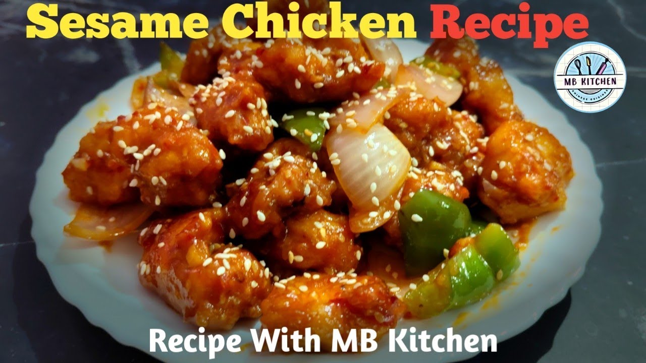 Sesame Chicken Dry | Chicken Starters | Easy And Simple Recipe | 