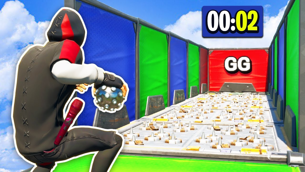 60-секундный DEATHRUN Challenge!! (Fortnite Creative)