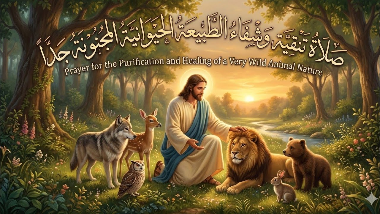 صلاة تنقية وشفاء الطبيعة الحيوانية المجنونة جداً