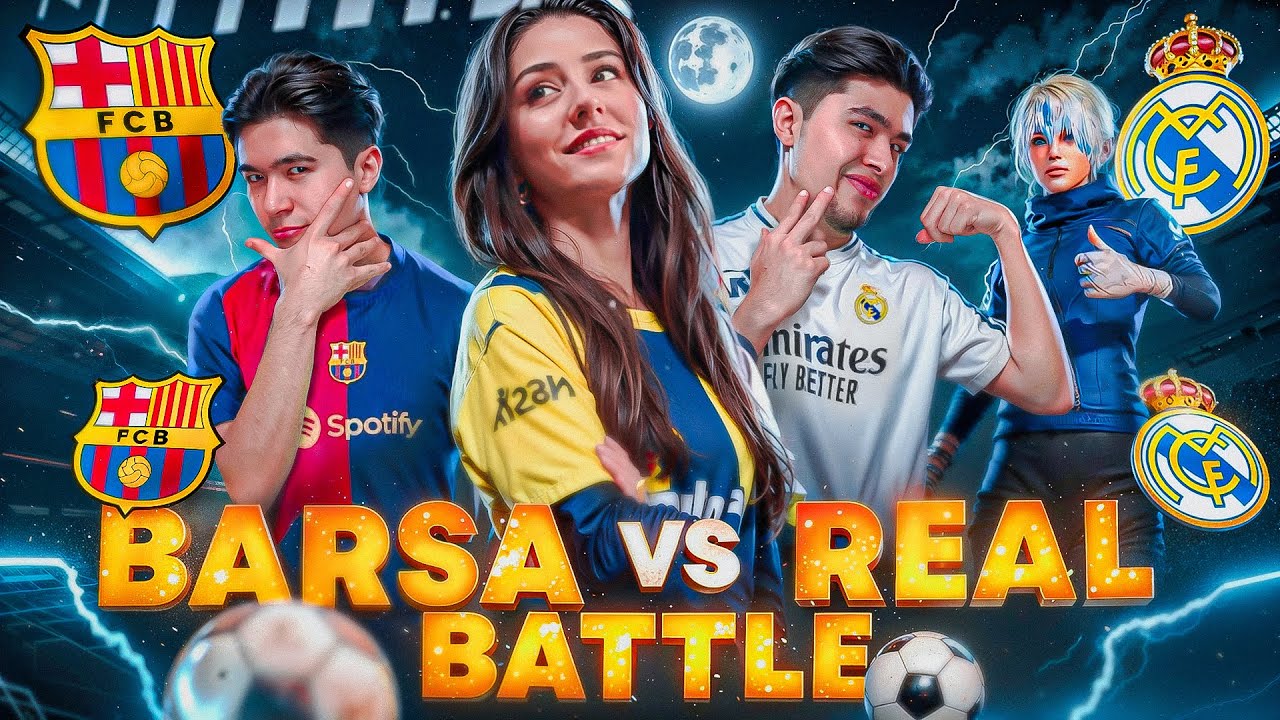 🗿 BARSA vs REAL BATTLE! 😱 | 165K Xarakat | Ajoyib lobbilar o'ynemiz! 🇺🇿 #shorts