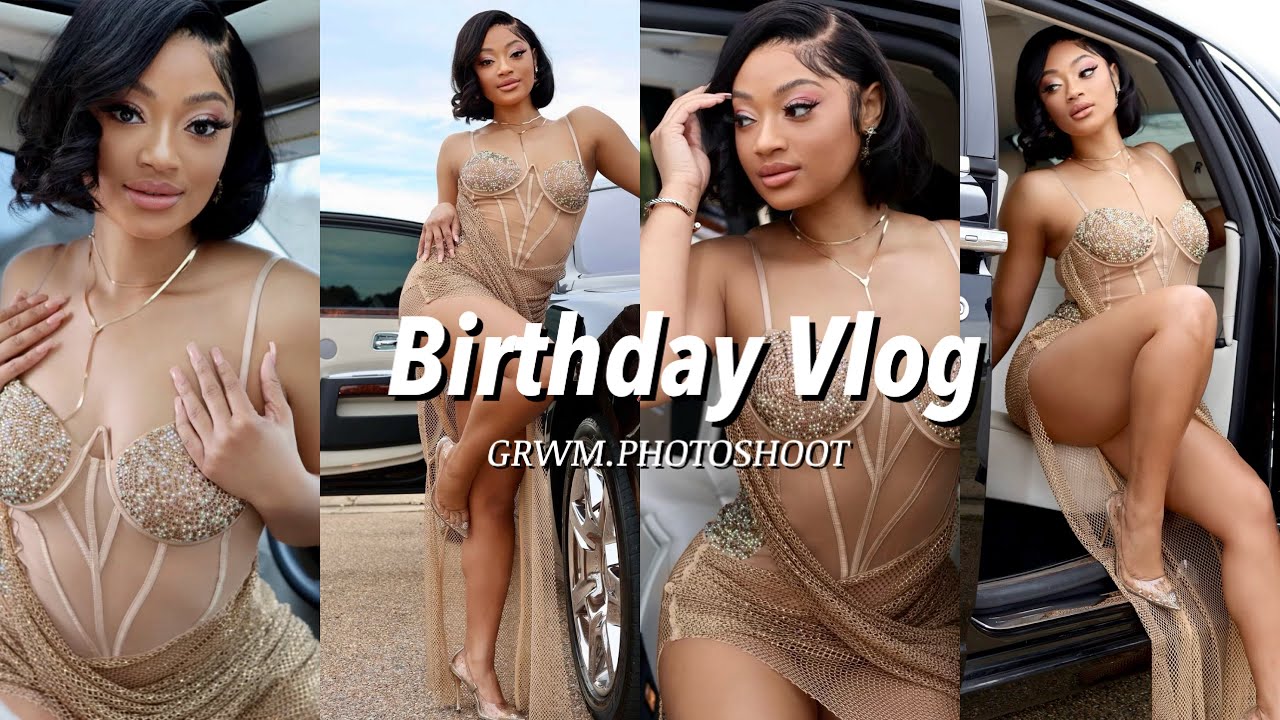 VLOG: GRWM! Причёска, макияж, ногти / СЪЁМКА НА ДЕНЬ РОЖДЕНИЯ + фотосессия BTS