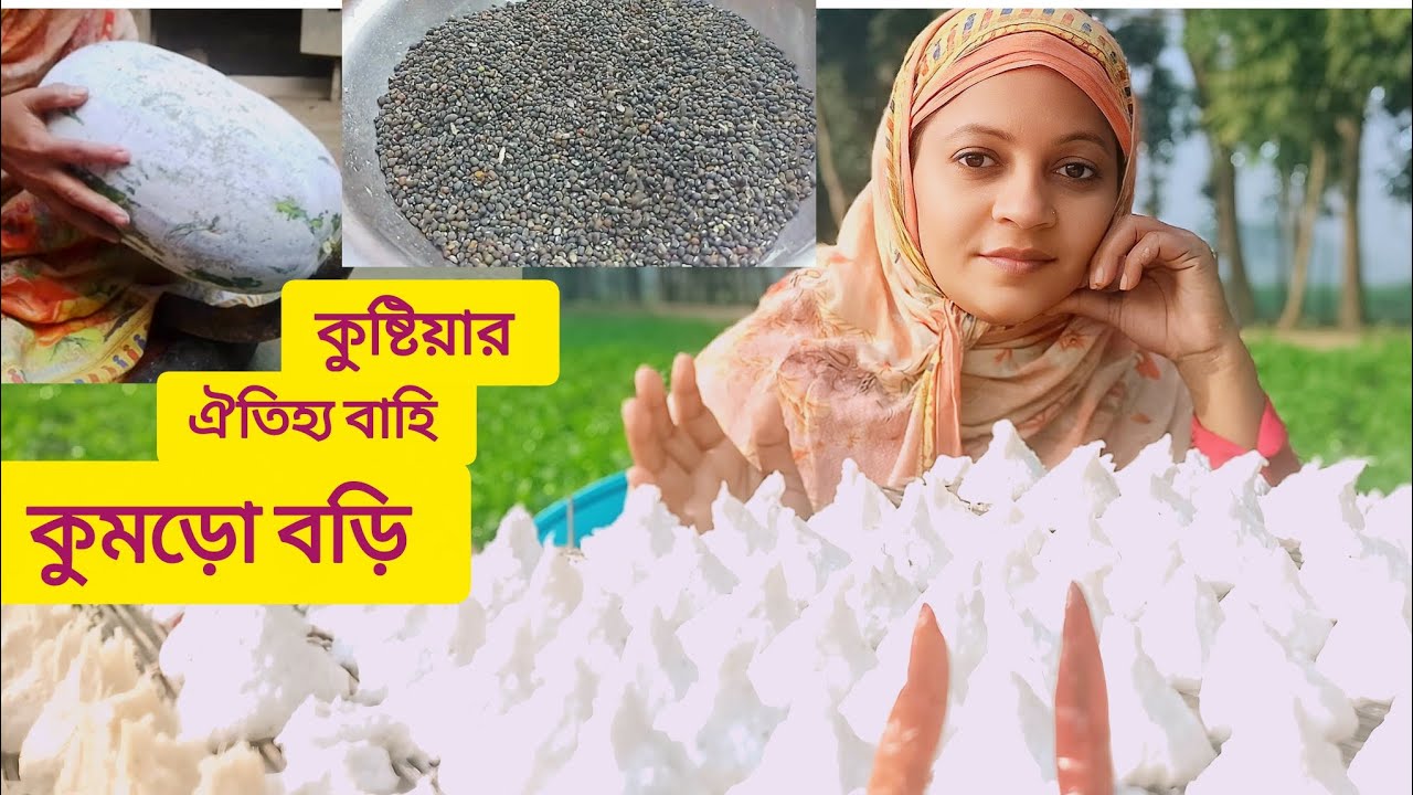কুষ্টিয়ার ঐতিহ্যবাহী নতুন বছরের কুমড়ো বড়ি তৈরি |ডালের বড়ি |kumra bori |Kalpana cooking blogs |