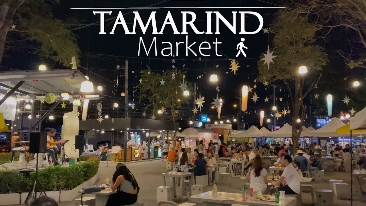 Tamarind Night Market walk in Hua Hin [4K]