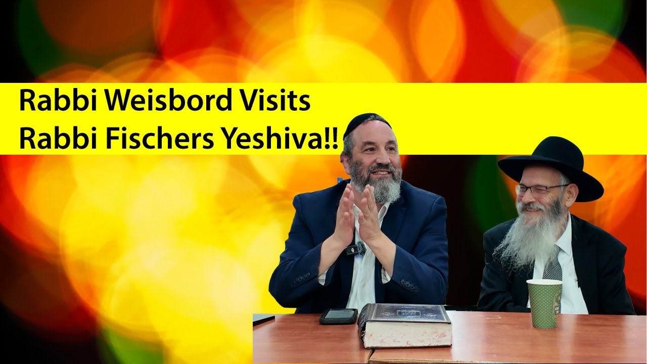 Rabbi Weisbord (Rebbe of Rabbi Fischer) Visits Rabbi Fischers Yeshiva!!