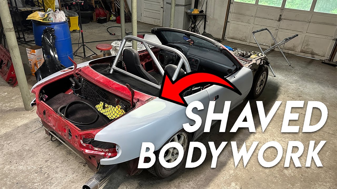 1990 Mazda Miata Restoration | Episode 3 How to Shave Holes