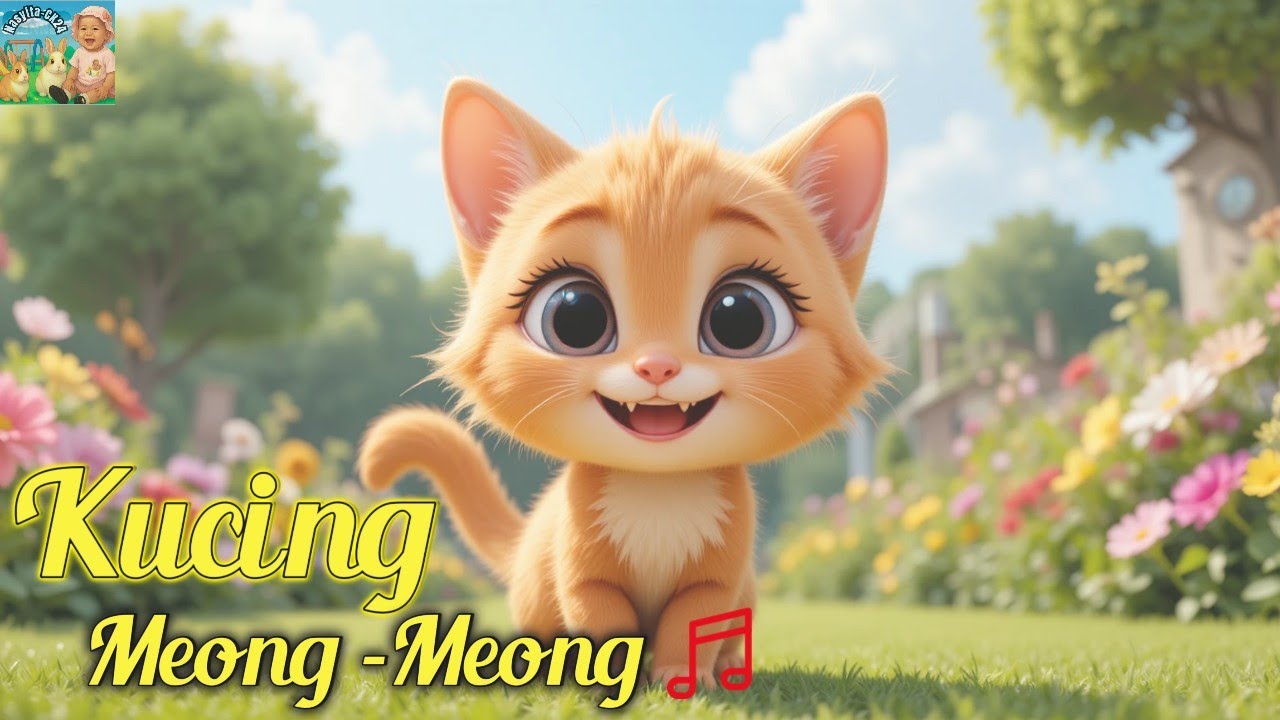 Kucing Meong-Meong 🐱🎶 | Lagu Anak Populer & Edukatif | Video Musik Kartun | #song #kids #cartoon