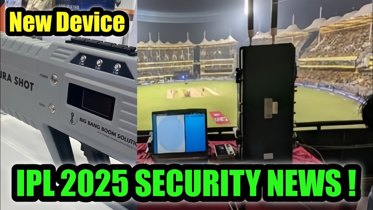 "Indian Technology Protects IPL 2025! Desi Anti-Drone System Deployed"
