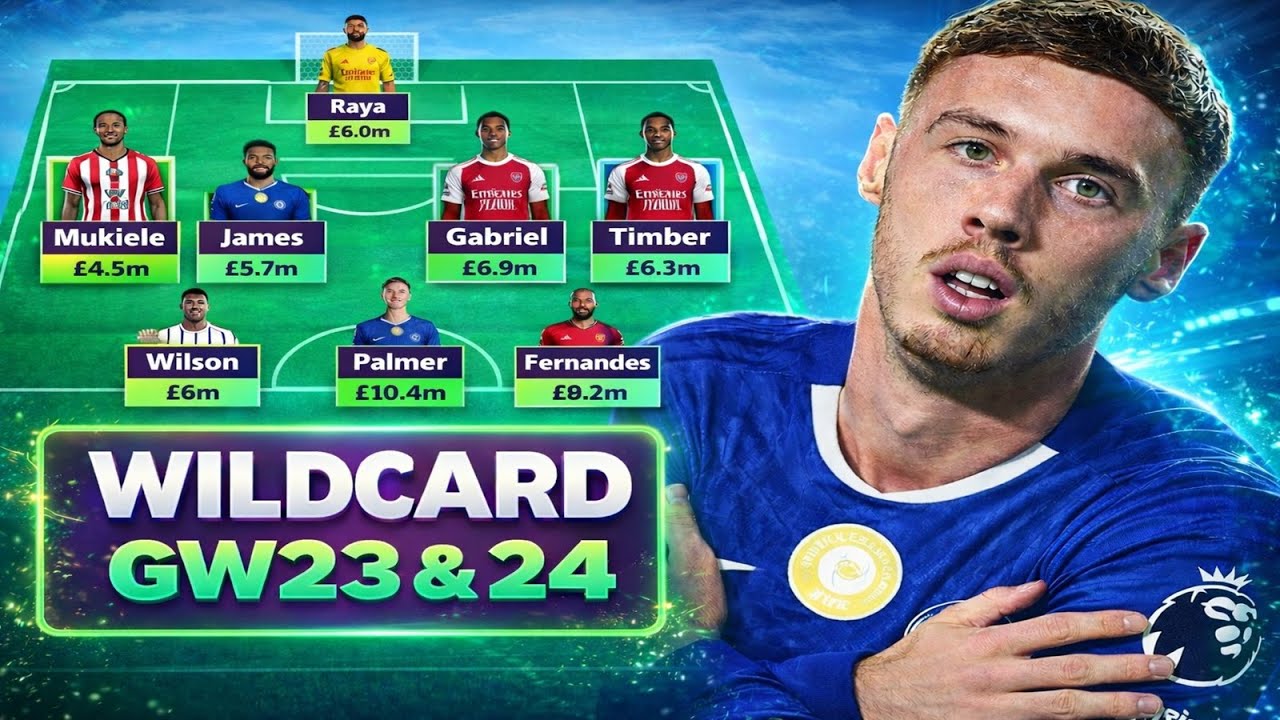 وايلدكارد الجولة ال23 و ال24 و توقيت الفري هت في الفانتازي 2025/26