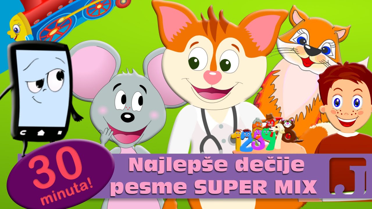 Najlepše dečije pesme SUPER MIX | Dečje pesme | Jaccoled C