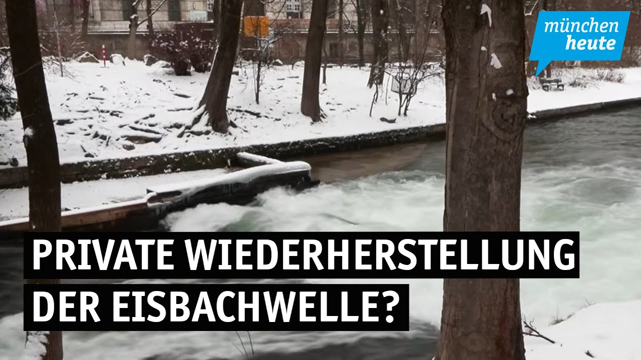 Kommt nun die private Wiederherstellung der Eisbachwelle?