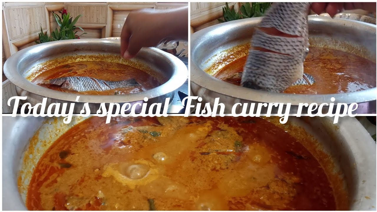 # welcome 🥰#today🍛 special fish curry 🐠 recipe #like #subscribe#😋