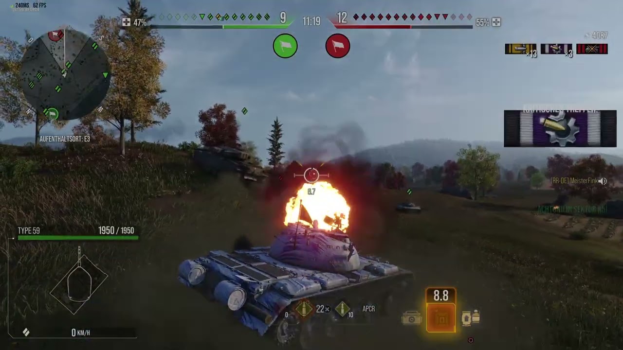 Oh mein Gott😱 Ich will zu den Roten ins Team😔Type 59🇯🇵 Zum Glück ist die 3. Gunmark drauf🥰