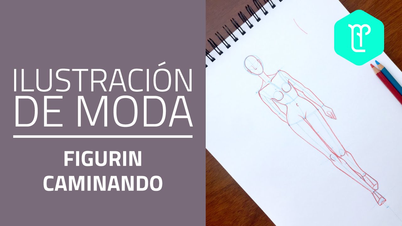 ✍ Cómo dibujar un figurín caminando🚶‍♀️