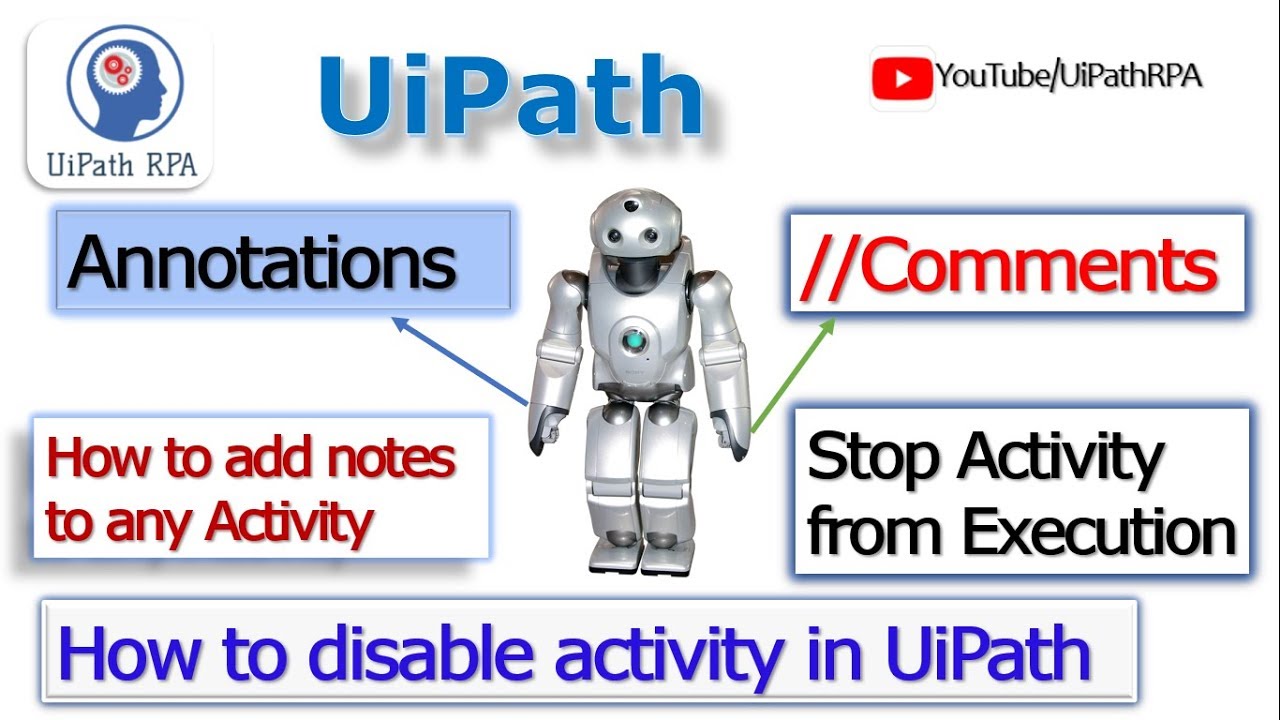 Comments and Annotation in UiPath||UiPath RPA Tutorial
