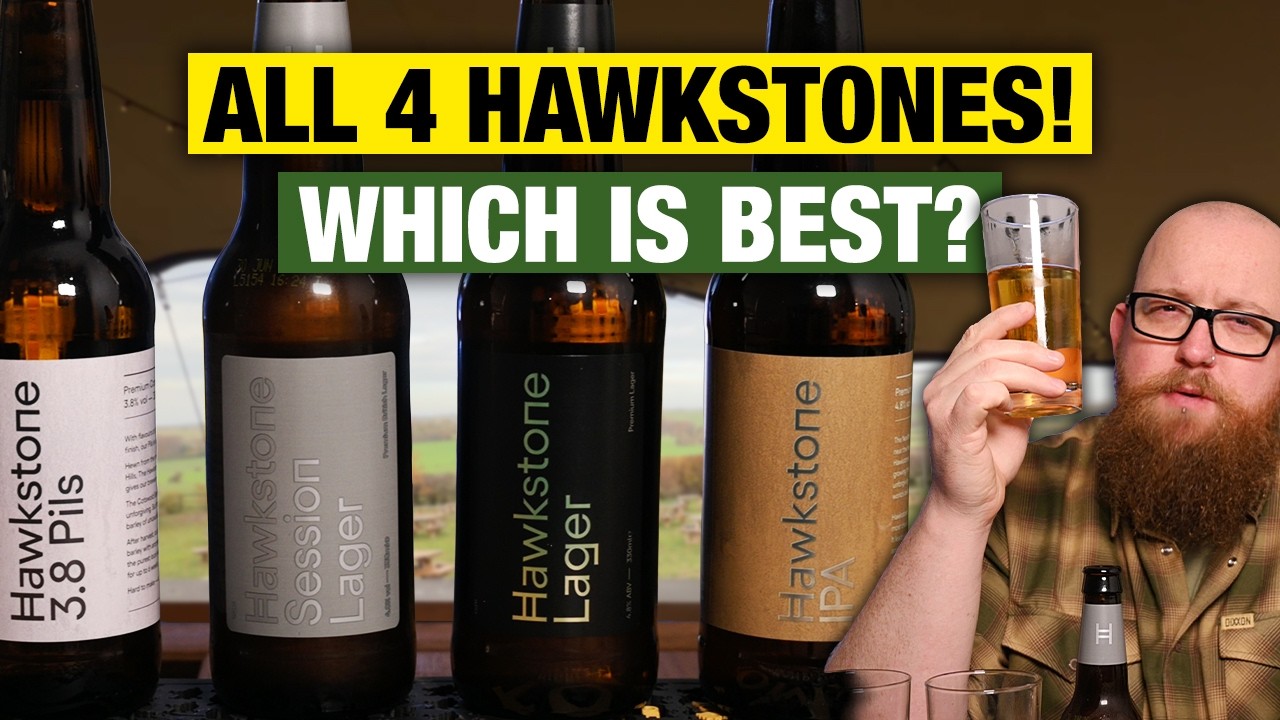 Обзор пива Hawkstone: дегустация всех 4 сортов пива Clarkson (пилс, сессионное, лагерное и IPA)