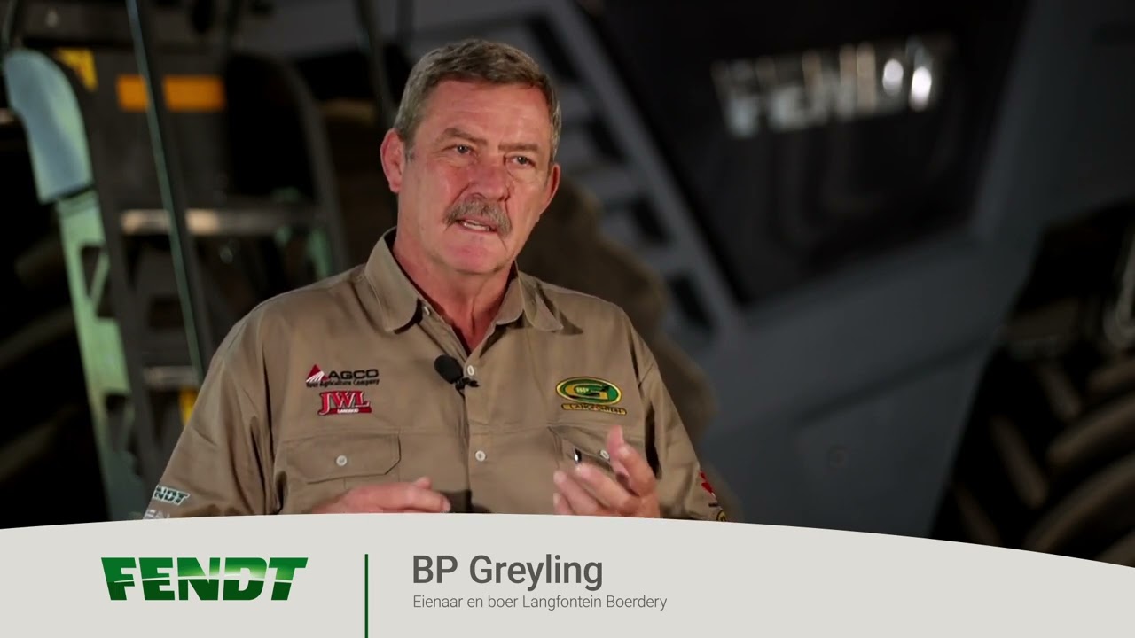 FENDT is making inroads into South Africa with the first customer testimonial