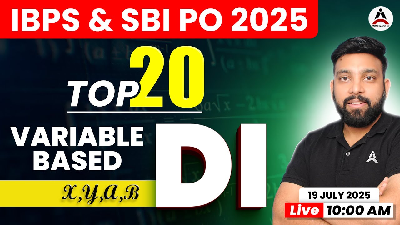 Variable Based Data Interpretation | Data Interpretation for Bank Exams 2025 | Maths by Arun Sir