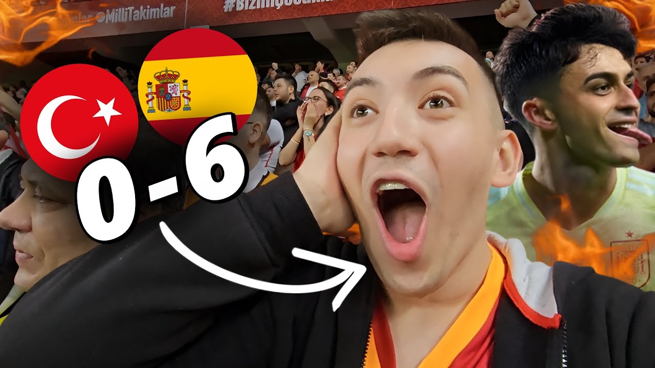 TARİHİ HEZİMET!! TAM 6 GOL😱 | 🇹🇷 Türkiye - İspanya 🇪🇸