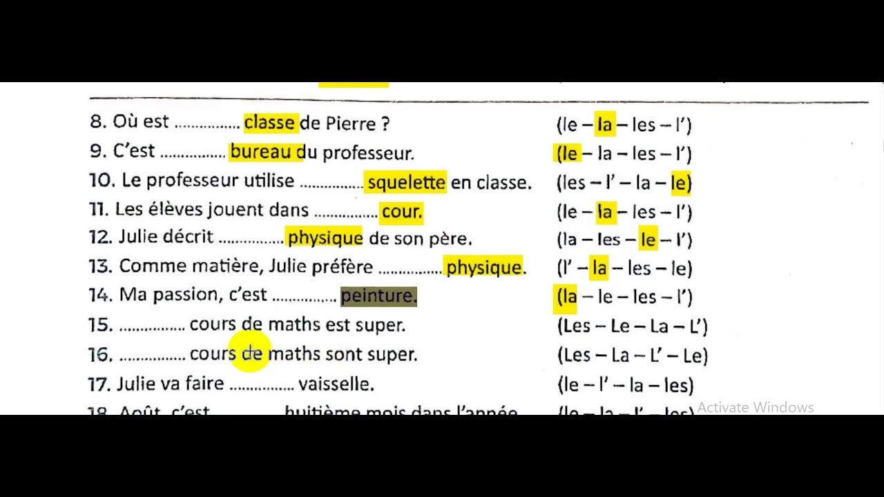 030  صفحه  30 Club @dos plus  اجابه كتاب  ميرسي  فرنساوي لغه ثانيه مراجعه نهائيه  ثالثه  ثانوي  2026