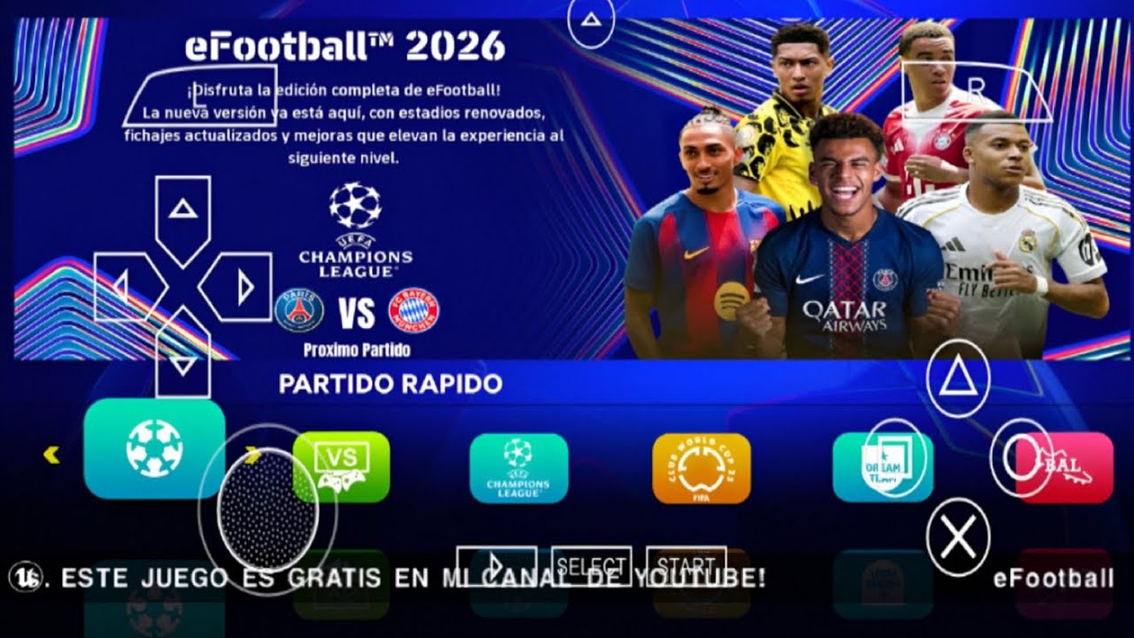 eFootball BENDEZU V2 2026 NEW KITS & FACES FULL ANDROID LASTED TRANSFERS 26/27 ISO PSP CN FULL 4K 