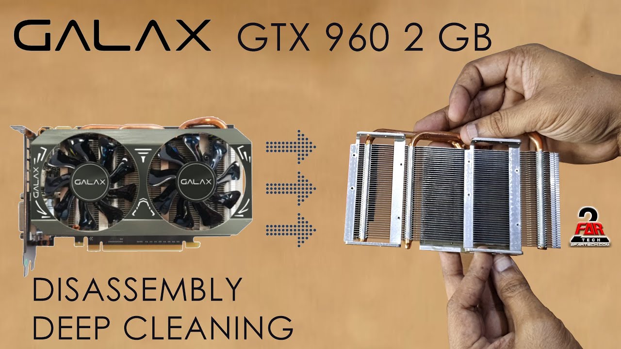 Teardown, Disassembly and Deep Cleaning : GALAX GEFORCE GTX 960 GAMER OC 2GB :