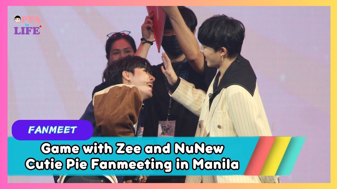 Game with Zee Nunew | Cutie Pie First Fanmeeting in Manila 2023