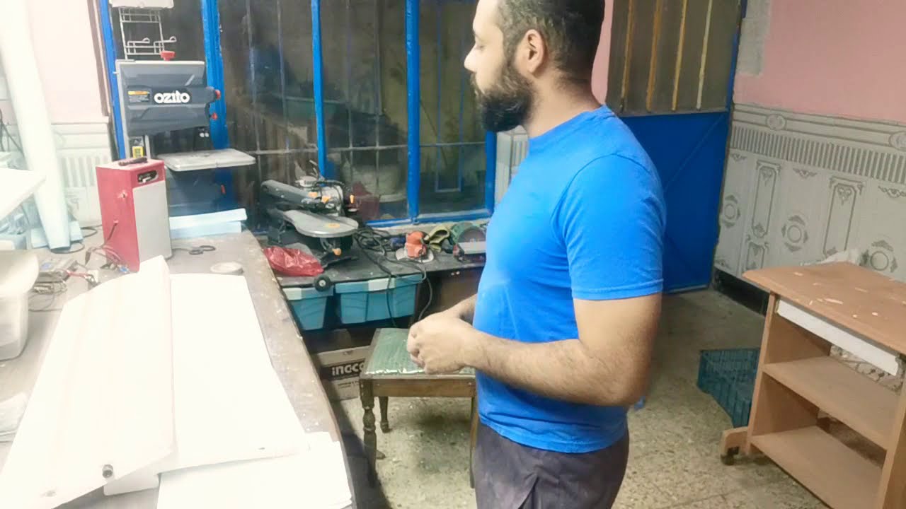طريقة تغليف الفلين او الفوم بصناعة الطائرات...