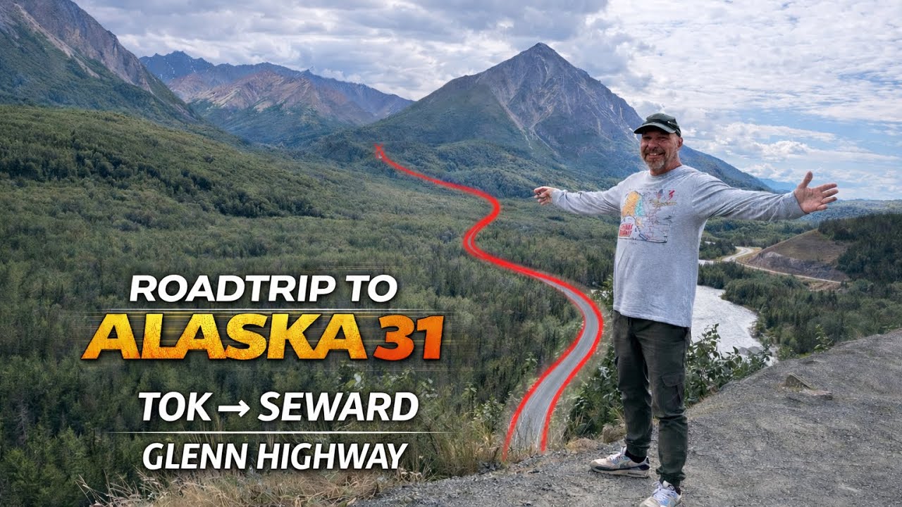 From Tok to Seward - Driving the Glenn Highway | Road to Alaska 31