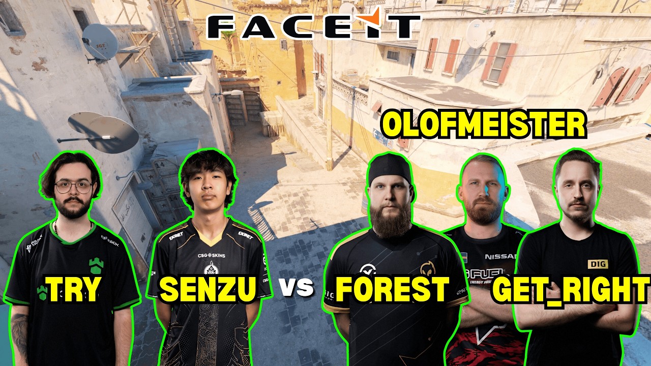 Senzu POV w/ try vs f0rest, GeT_RiGhT, olofmeister + COMMS (19/7/10) CS2 FACEIT EU - Feb 25th 2026
