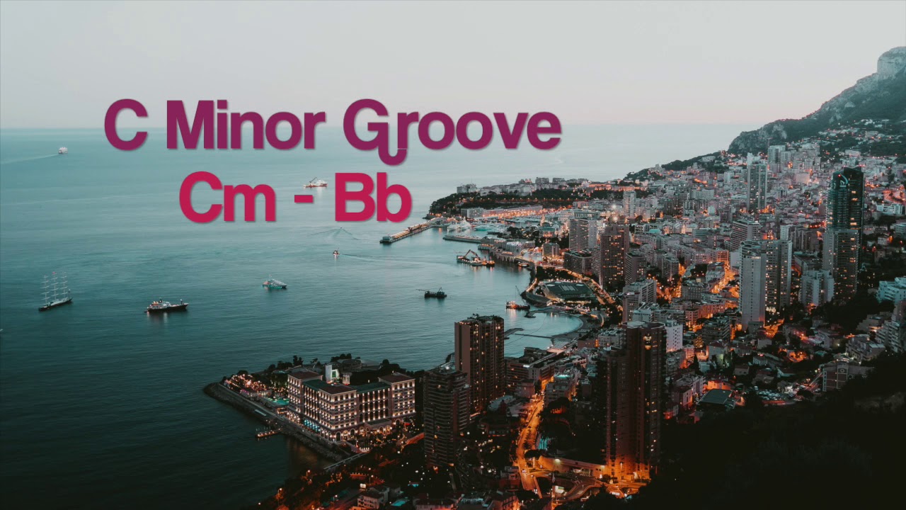 C Minor Chill Electronic Bass Backing Track