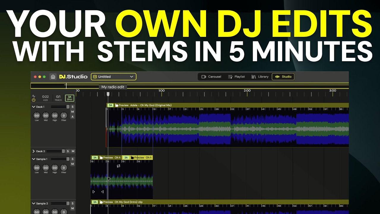 Как создать DJ Edits с помощью стемов за 5 минут