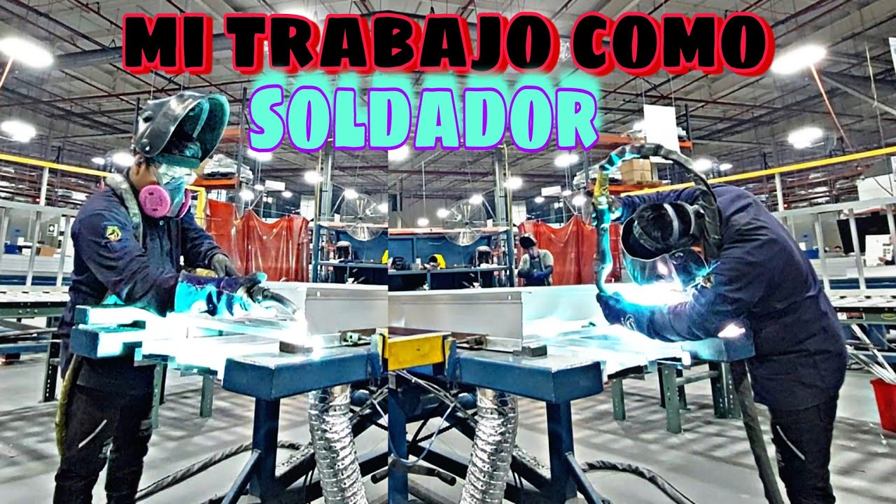 esto GANO como SOLDADOR trabajando 12 oras diarias😱😢 (les muestro mi trabajo en las fabricas
