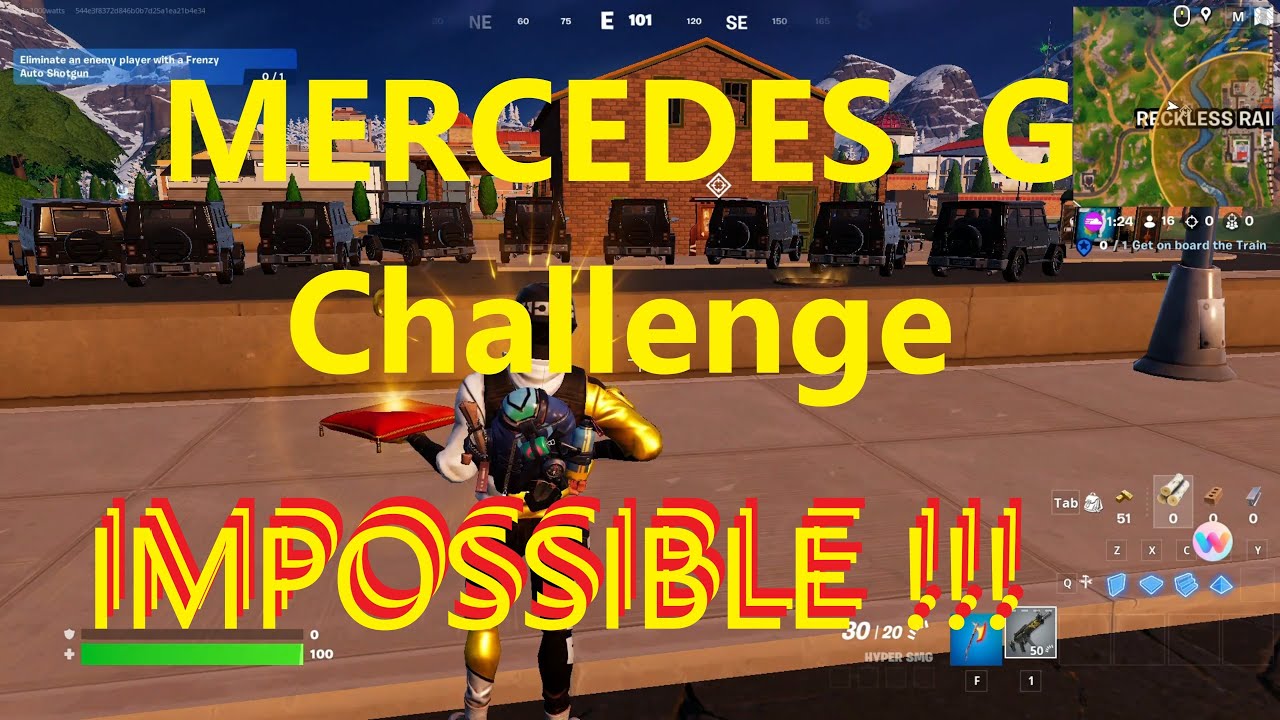 Funny Fortnite chalenge