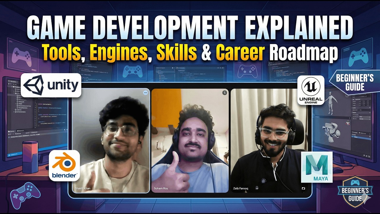 Game Development Explained &mdash; Tools, Engines, Skills & Career Roadmap