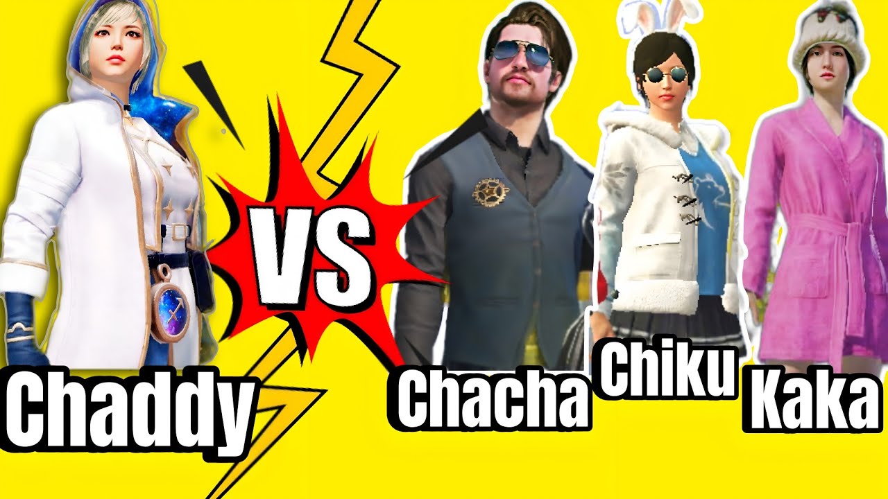 @ChampionChacha   vs Chaddy😸 || 1V3 TDM FIGHT || funny commentry gameplay #bgmi #opchiku #funny