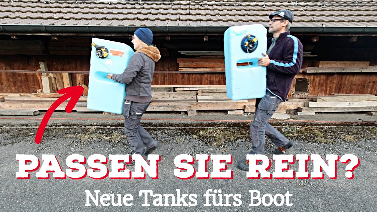 Neue TANKS für unser Boot - DIESEL⛽️ und WASSER🚿