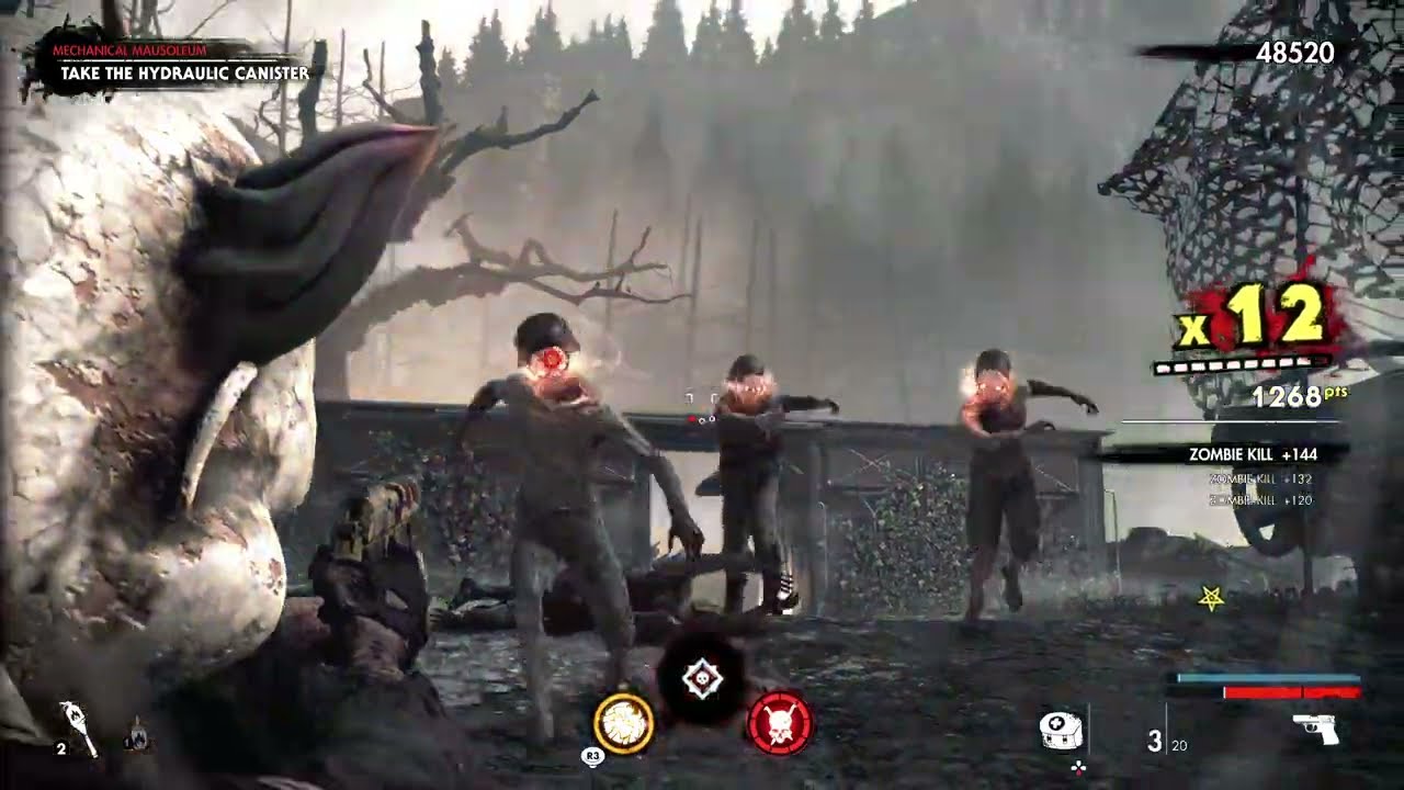 Zombie Army 4: 7.65mm Polizeipistole mastery, enraged zombies farming, second choice stage.