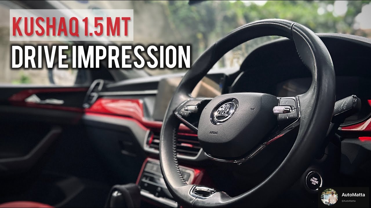 2024 Skoda Kushaq Monte Carlo 1.5 MT | Drive Impression & Comparison @skodaindia