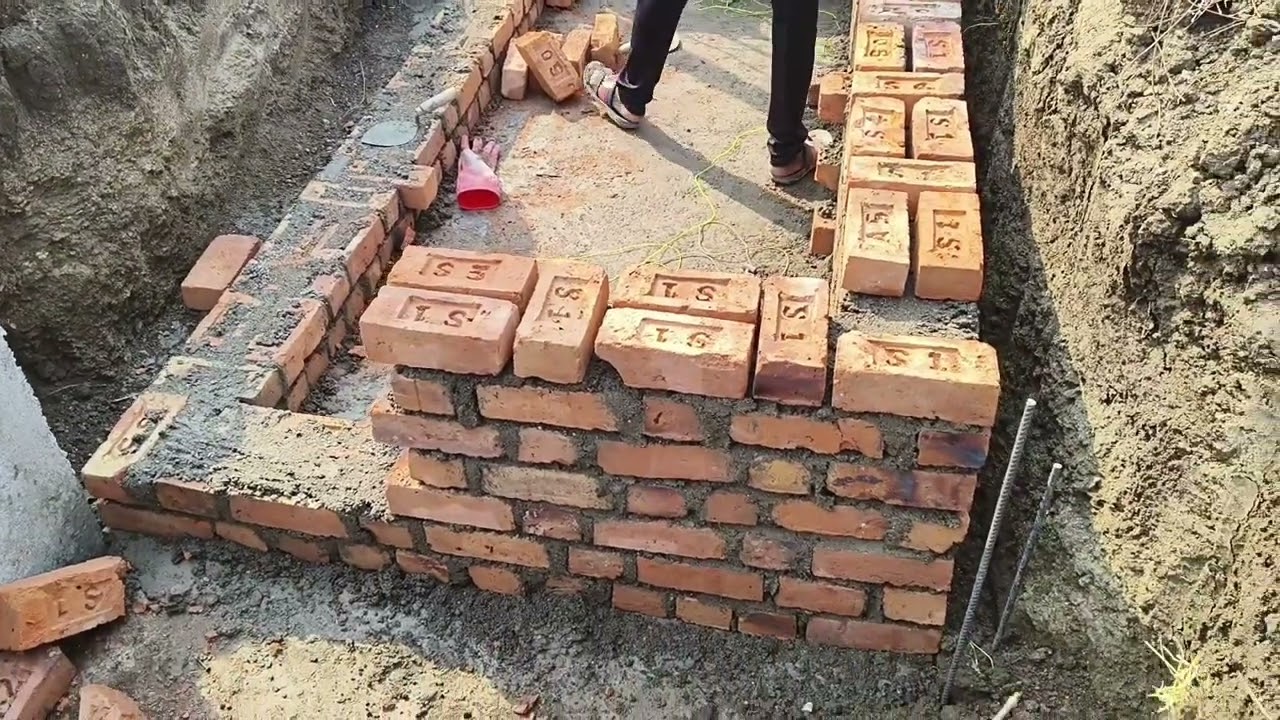 #Septictank 5x11 =1833bricks used #viral #construction #concreting #civilengineering #trendingvideo 