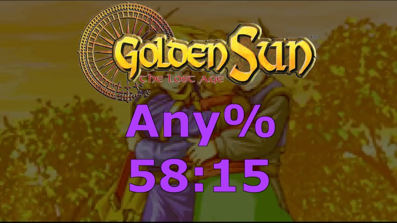 Golden Sun: The Lost Age Any% Speedrun in 58:15 [World Record]