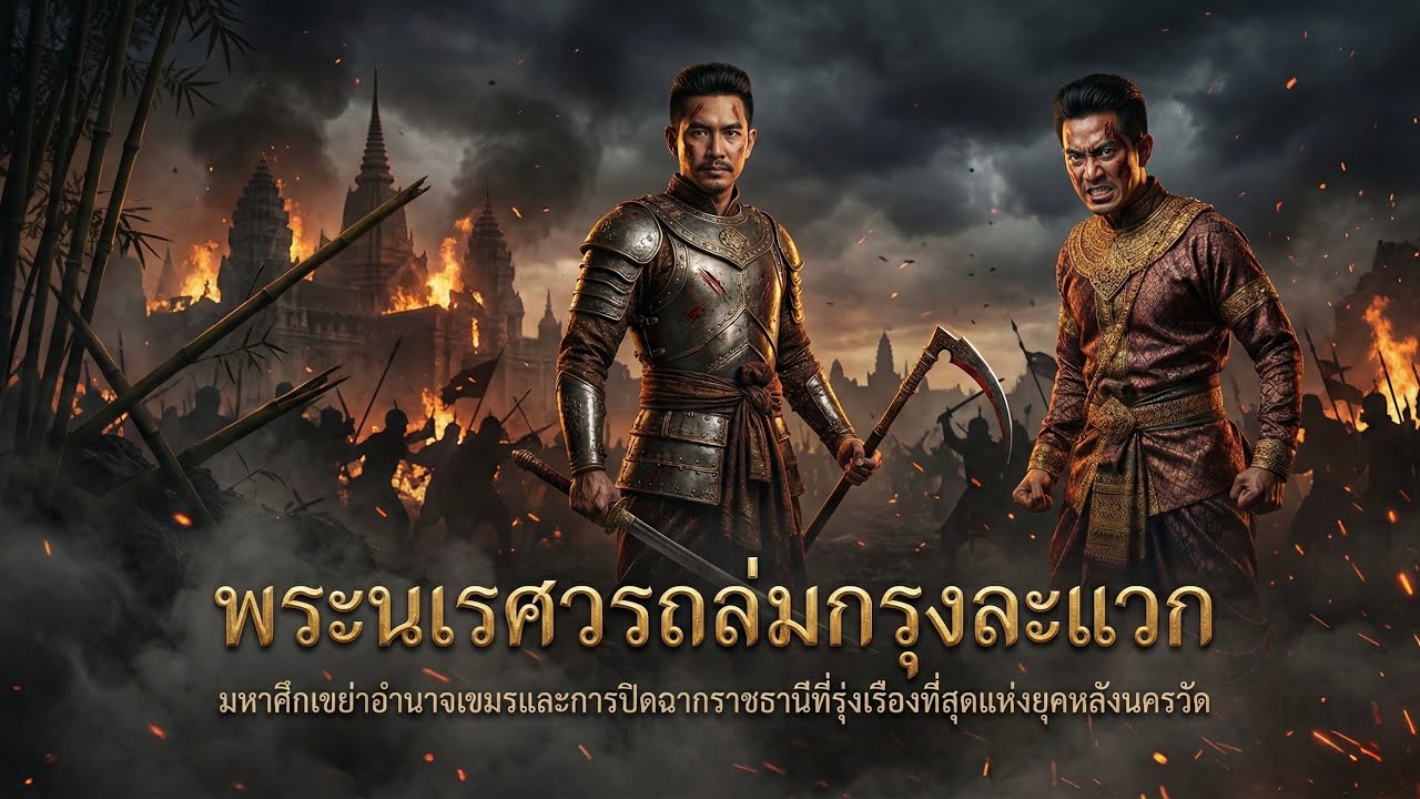 พระนเรศวรถล่มกรุงละแวก | มหาศึกเขย่าอำนาจเขมรและการปิดฉากราชธานีที่รุ่งเรืองที่สุดแห่งยุคหลังนครวัด
