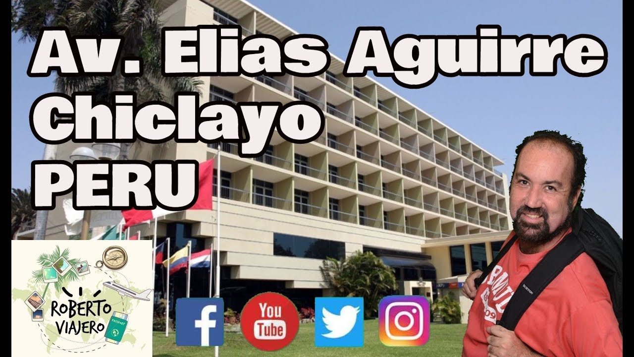 Asi es la Av Elías Aguirre en Chiclayo, PERU.
