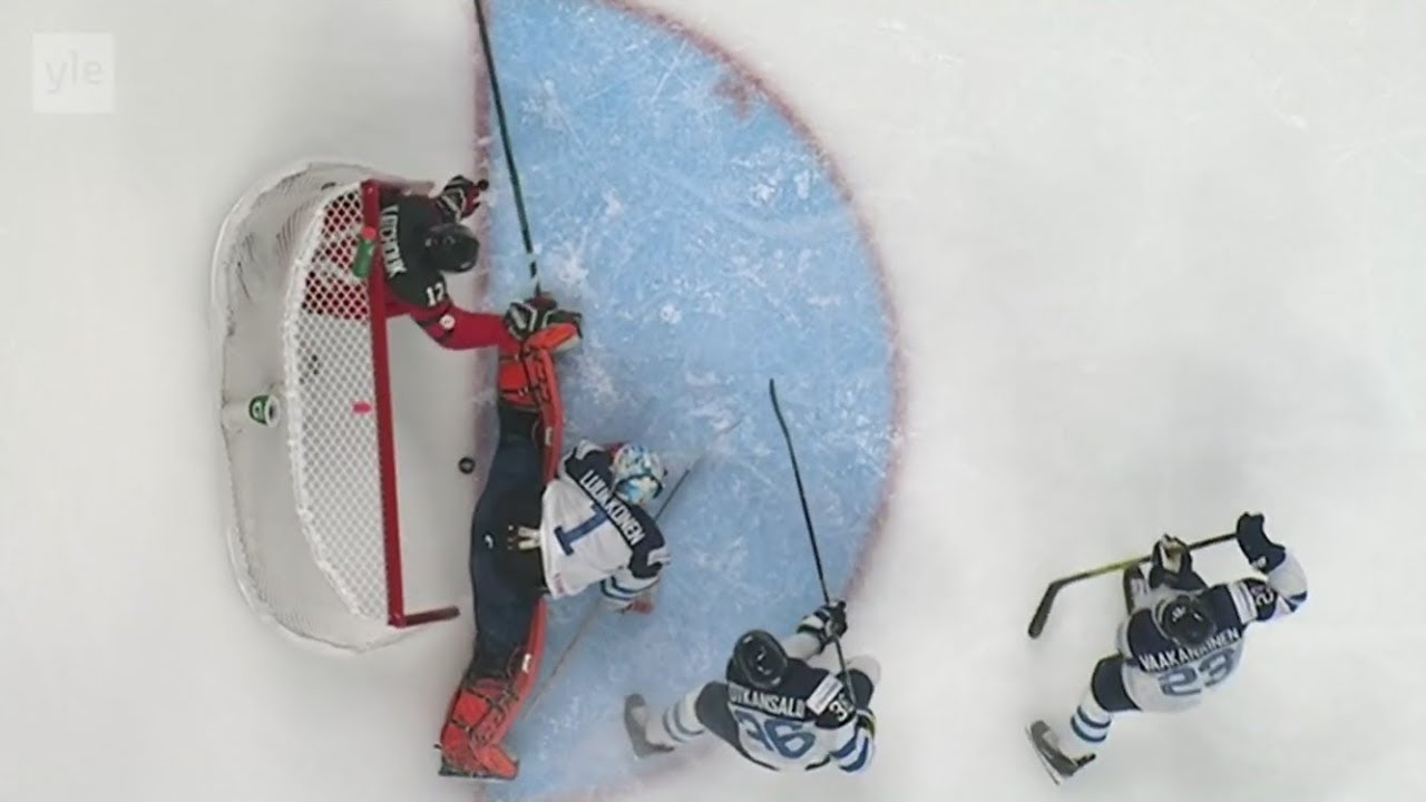 Suomi - Kanada karmea tuomarivirhe (U20WJC 2018 IIHF)